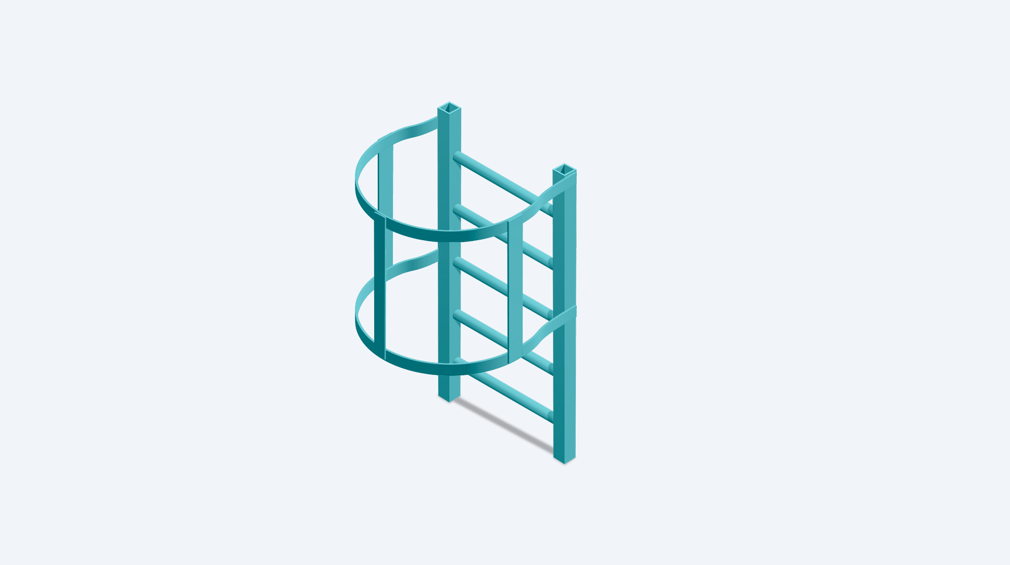Fixed vertical ladders